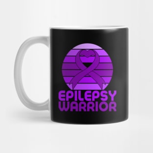 Retro Epilepsy Awareness Epilepsy Warrior Mug